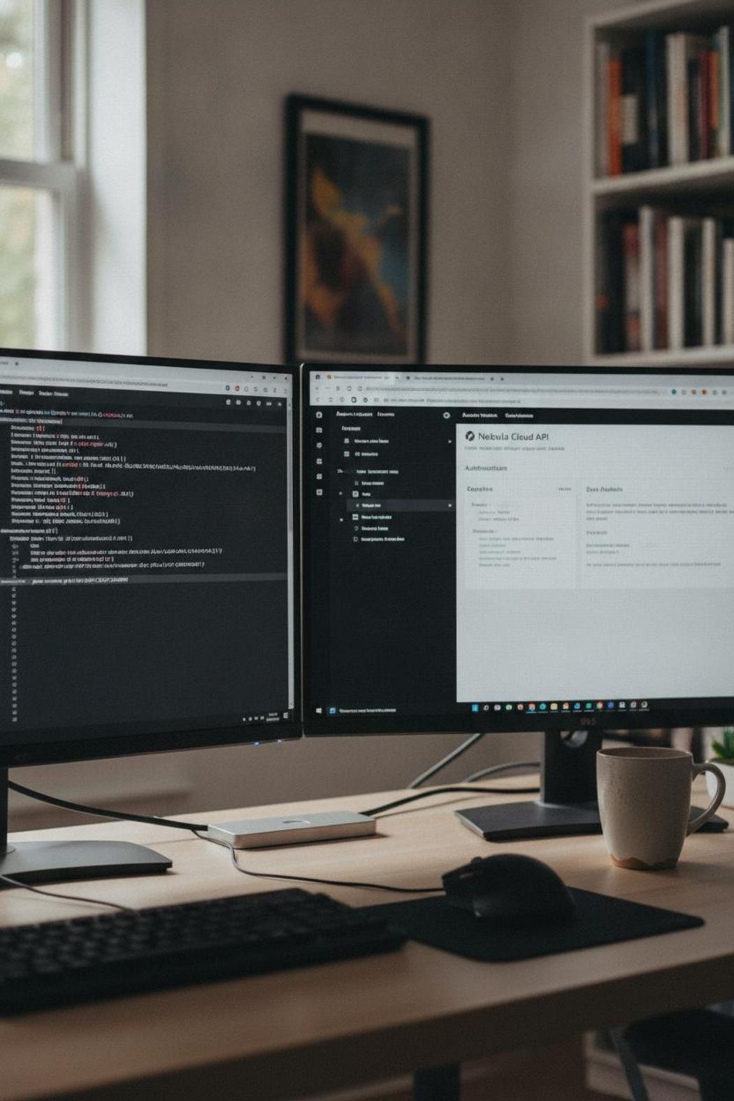 Developer workstation with Python script terminal and API docs — how to build ai agent with tool use